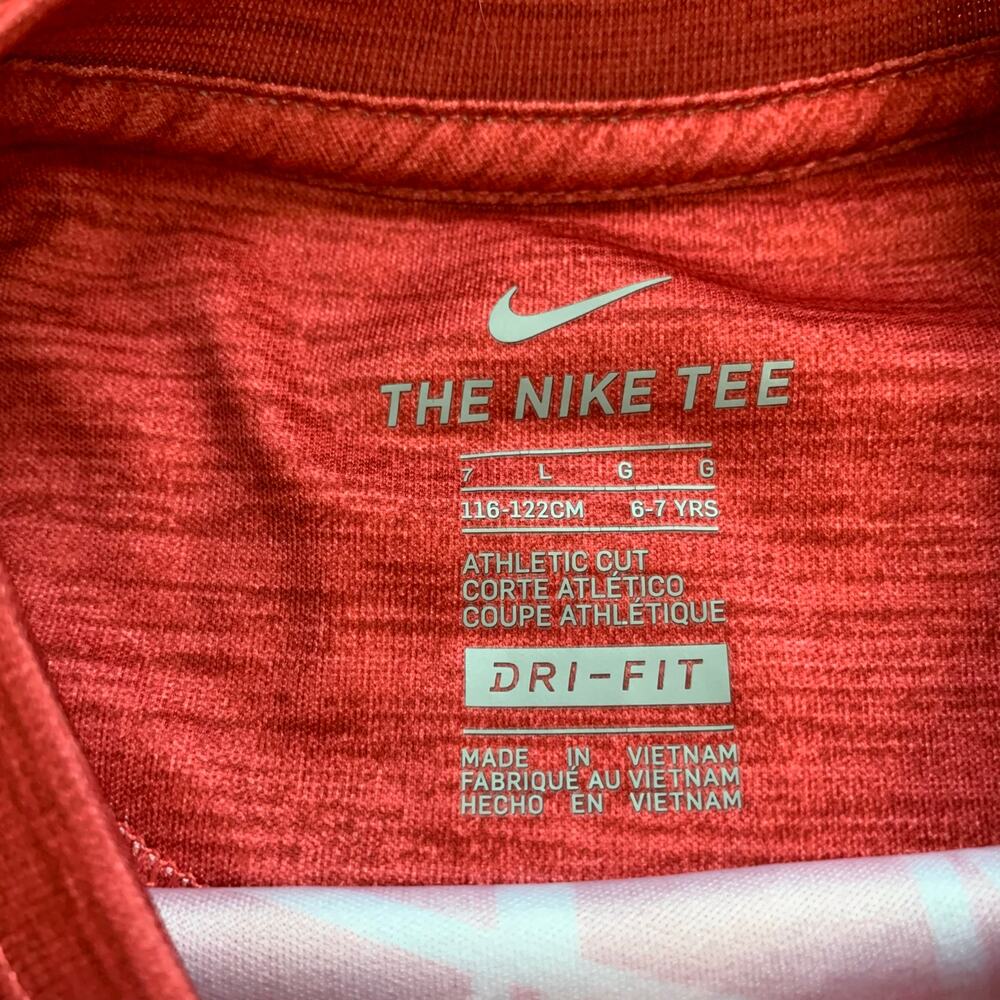 Nike Red Tech Shirt 6/7 - Picture 3 of 7